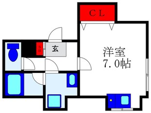 エスポワ－ル蛍池の物件間取画像